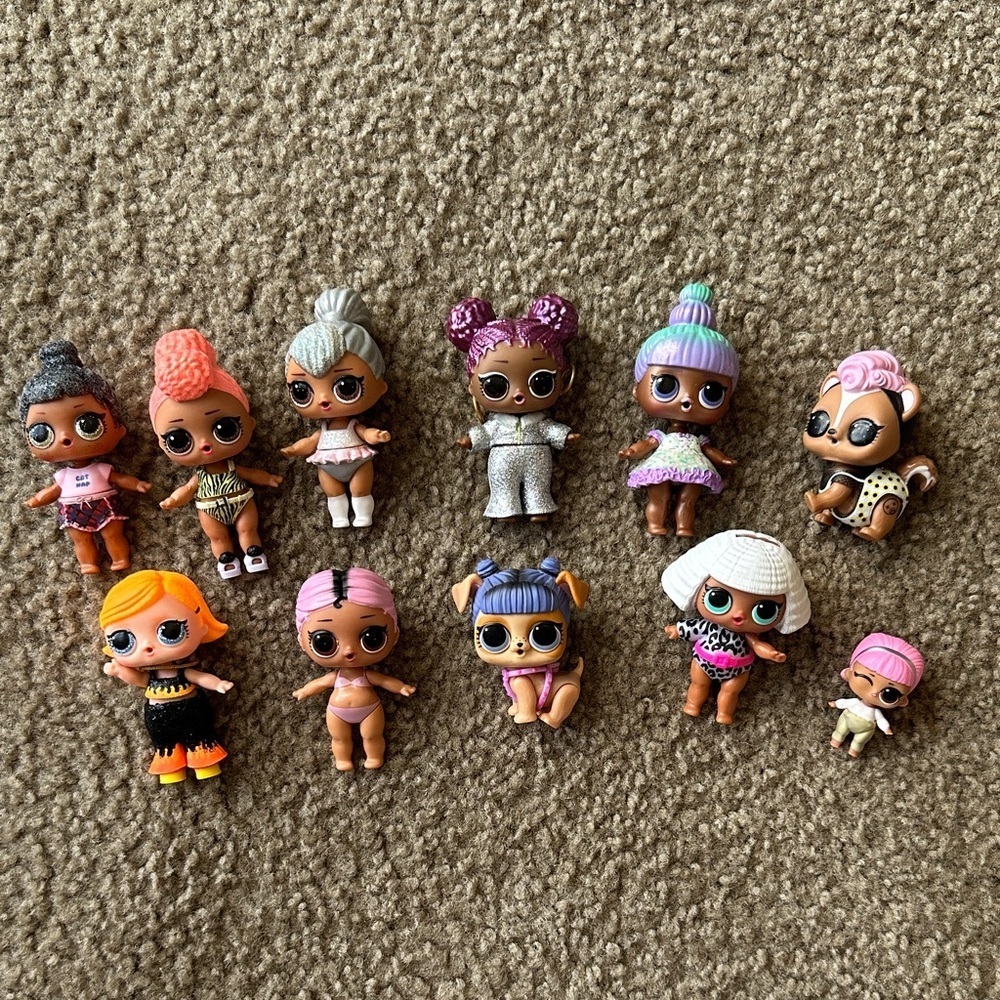 L.O.L. Surprise! Dolls Set - Pink, Purple, Orange, White